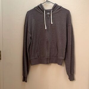 Gray women’s M SO brand hooded sweatshirt